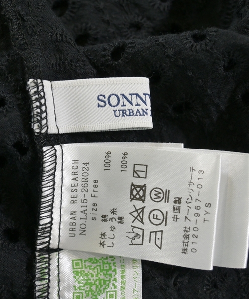 URBAN RESEARCH Sonny Label（アーバンリサーチサニーレーベル）ワンピース 黒 サイズ:F レディース/2200608296029