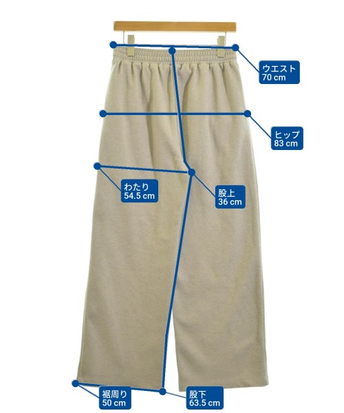 URBAN RESEARCH Sonny Label（アーバンリサーチサニーレーベル）スラックス ベージュ サイズ:F レディース/2200669479096