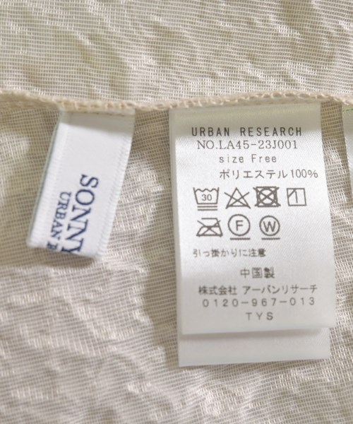 URBAN RESEARCH Sonny Label（アーバンリサーチサニーレーベル）ブラウス ベージュ サイズ:F レディース/2200696461057