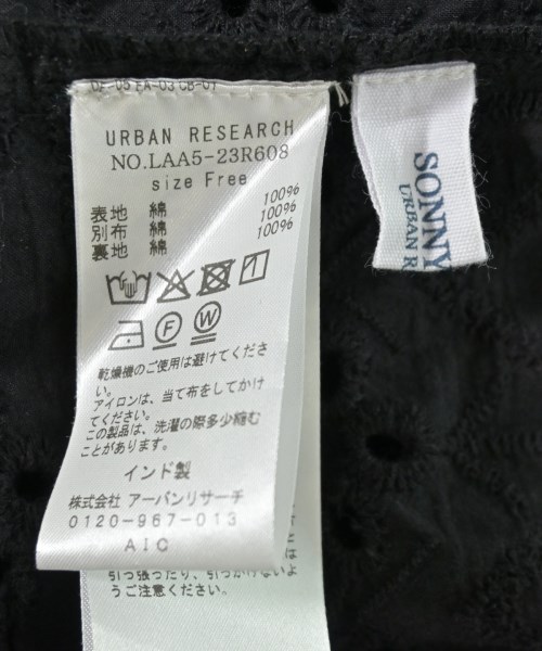 URBAN RESEARCH Sonny Label（アーバンリサーチサニーレーベル）カジュアルシャツ 黒 サイズ:F レディース/2200708398029