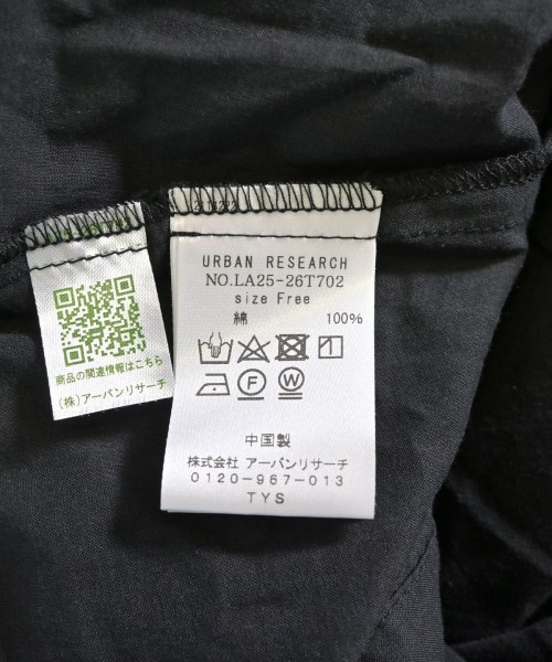 URBAN RESEARCH Sonny Label（アーバンリサーチサニーレーベル）ワンピース 黒 サイズ:F レディース/2200709486053