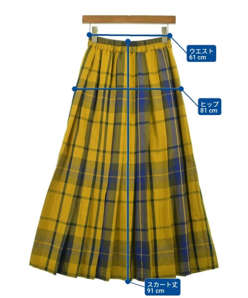 URBAN RESEARCH Sonny Label（アーバンリサーチサニーレーベル）ロング・マキシ丈スカート 黄 サイズ:38(M位) レディース/2200695348052