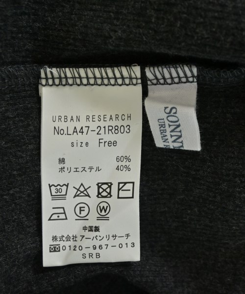 URBAN RESEARCH Sonny Label（アーバンリサーチサニーレーベル）Tシャツ・カットソー グレー サイズ:F レディース/2200719573064