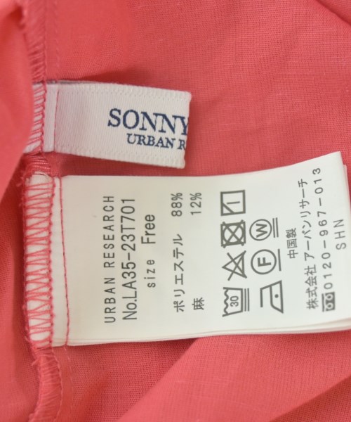 URBAN RESEARCH Sonny Label（アーバンリサーチサニーレーベル）ブラウス ピンク サイズ:F レディース/2200702956041