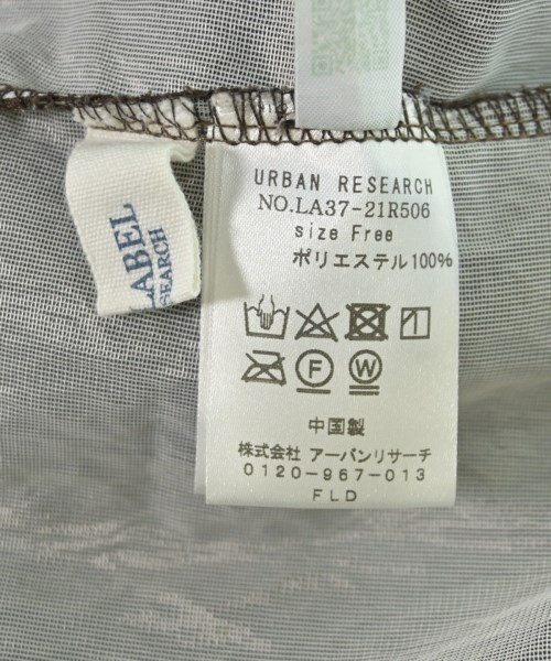 URBAN RESEARCH Sonny Label（アーバンリサーチサニーレーベル）ブラウス 茶 サイズ:F レディース/2200703322043