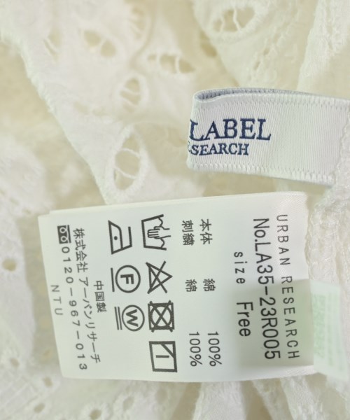 URBAN RESEARCH Sonny Label（アーバンリサーチサニーレーベル）ブラウス 白 サイズ:F レディース/2200704222052