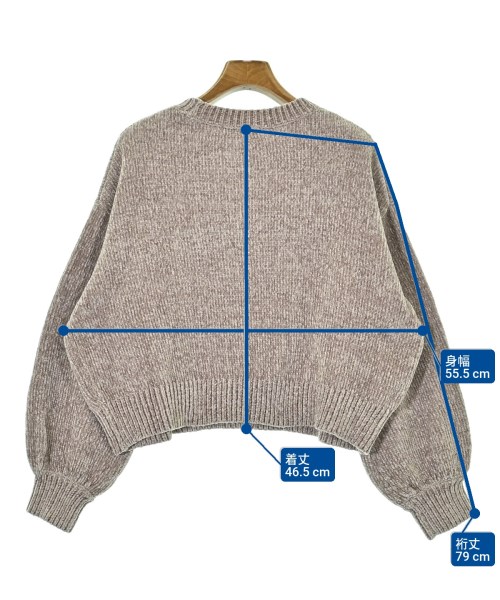 URBAN RESEARCH Sonny Label（アーバンリサーチサニーレーベル）ニット・セーター 茶 サイズ:F レディース/2200660124032