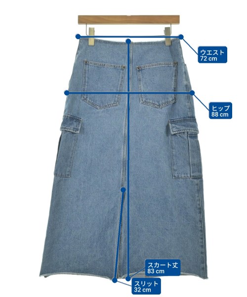 URBAN RESEARCH Sonny Label（アーバンリサーチサニーレーベル）ロング・マキシ丈スカート 青 サイズ:36(S位) レディース/2200669097030