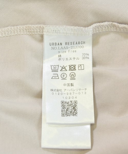 URBAN RESEARCH Sonny Label（アーバンリサーチサニーレーベル）Tシャツ・カットソー ベージュ サイズ:F レディース/2200727272171