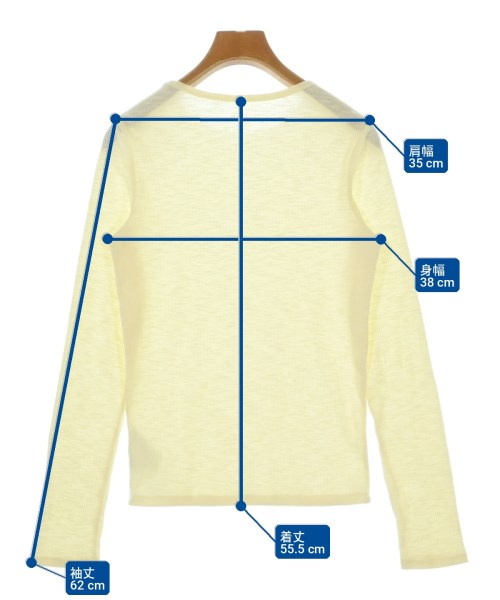URBAN RESEARCH Sonny Label（アーバンリサーチサニーレーベル）Tシャツ・カットソー 黄 サイズ:F レディース/2200726559051