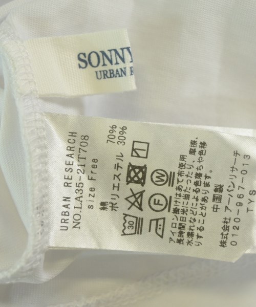 URBAN RESEARCH Sonny Label（アーバンリサーチサニーレーベル）ノースリーブ 白 サイズ:F レディース/2200720813036