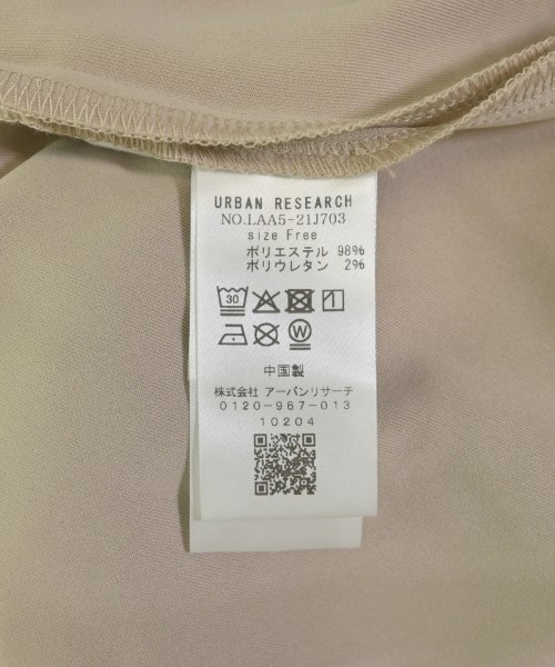 URBAN RESEARCH Sonny Label（アーバンリサーチサニーレーベル）ブラウス ベージュ サイズ:F レディース/2200716737070