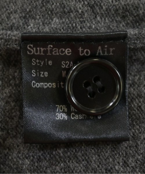 SURFACE TO AIR（サーフェストゥエアー）カーディガン グレー サイズ:M メンズ/2200702447709