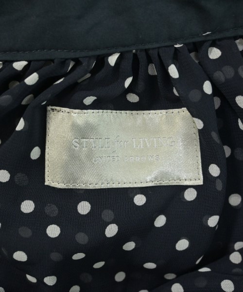 UNITED ARROWS Style for Living（ユナイテッドアローズスタイルフォー）シャツワンピース 紺 サイズ:F レディース/2200628783042