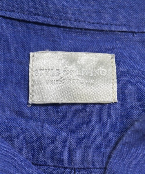 UNITED ARROWS Style for Living（ユナイテッドアローズスタイルフォー）カジュアルシャツ 青 サイズ:F レディース/2200696970139