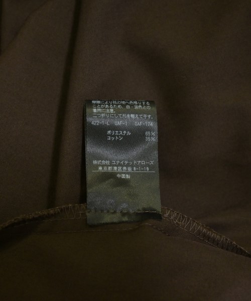 UNITED ARROWS Style for Living（ユナイテッドアローズスタイルフォー）ワンピース 茶 サイズ:F レディース/2200705358019
