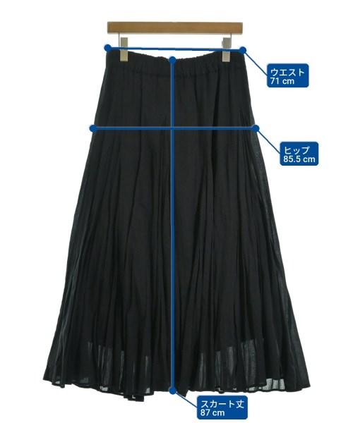 UNITED ARROWS Style for Living（ユナイテッドアローズスタイルフォー）ロング・マキシ丈スカート 黒 サイズ:-(M位) レディース/2200717836130