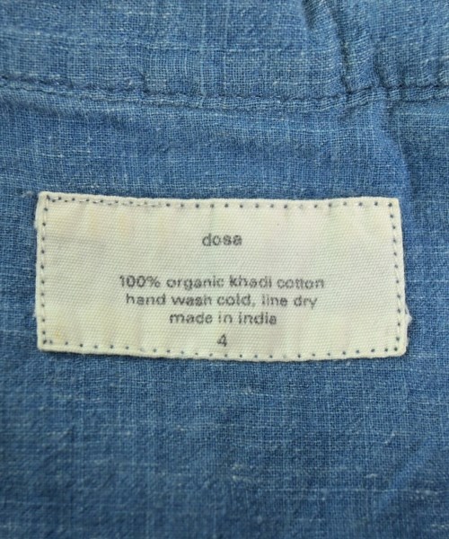 dosa（ドーサ）カジュアルシャツ 青 サイズ:4(XL位) レディース/2200643725119