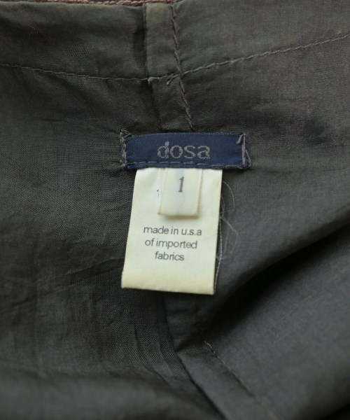 dosa（ドーサ）ワンピース 茶 サイズ:1(S位) レディース/2200663044054