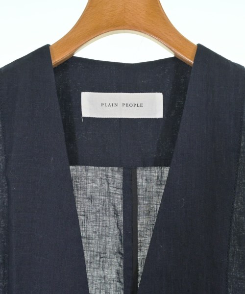 PLAIN PEOPLE（プレインピープル）チェスターコート 紺 サイズ:3(M位) レディース/2200620023139