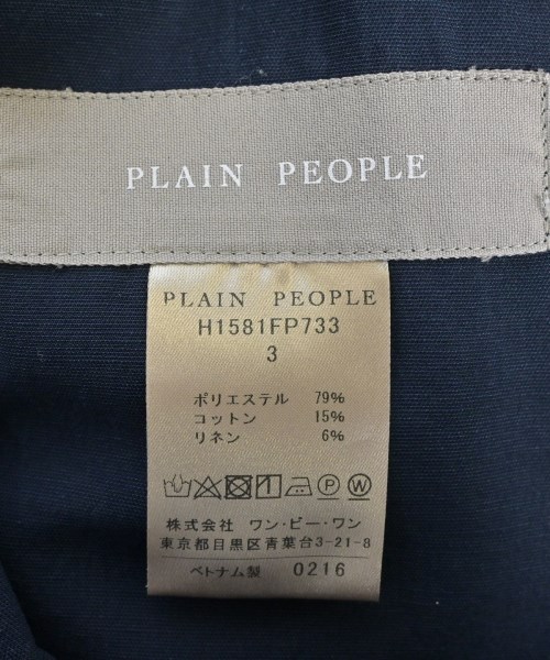 PLAIN PEOPLE（プレインピープル）クロップドパンツ 紺 サイズ:3(M位) レディース/2200630238196
