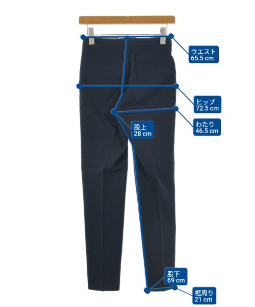 PLAIN PEOPLE（プレインピープル）スラックス 紺 サイズ:2(S位) レディース/2200636110144