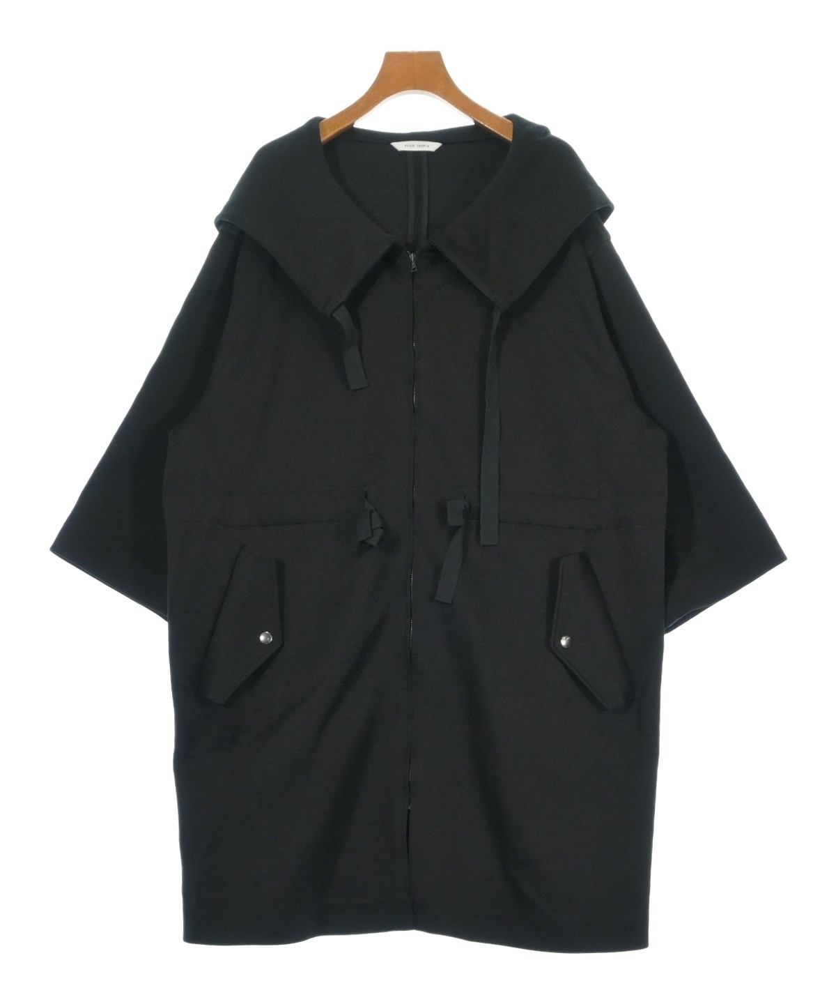 PLAIN PEOPLE プレインピープル ブルゾン（その他） レディース 【古着】【中古】 PLAIN PEOPLE（プレインピープル）コート 黒 サイズ:3(M位) レディース