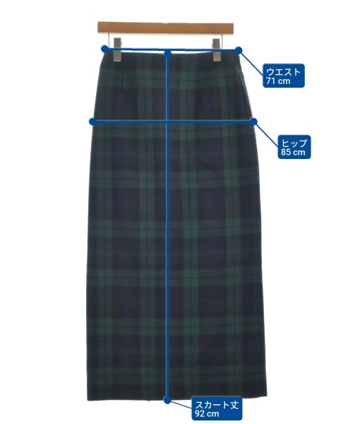 PLAIN PEOPLE（プレインピープル）ロング・マキシ丈スカート 緑 サイズ:3(M位) レディース/2200615351278