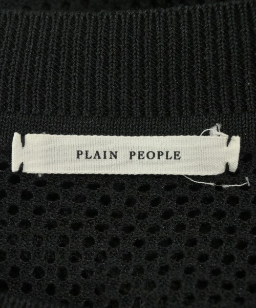 PLAIN PEOPLE（プレインピープル）ベスト 黒 サイズ:9(F) レディース/2200620021029