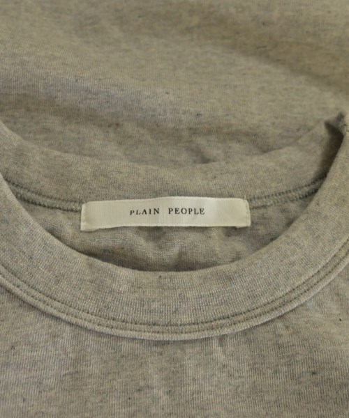 PLAIN PEOPLE（プレインピープル）Tシャツ・カットソー グレー サイズ:9(F) レディース/2200614138030