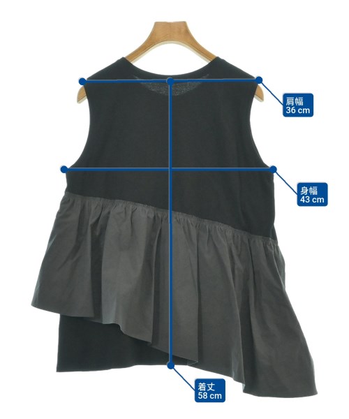 PLAIN PEOPLE（プレインピープル）ノースリーブ 黒 サイズ:9(M位) レディース/2200617099123