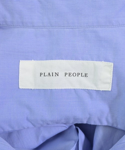PLAIN PEOPLE（プレインピープル）カジュアルシャツ 青 サイズ:3(M位) レディース/2200676318067