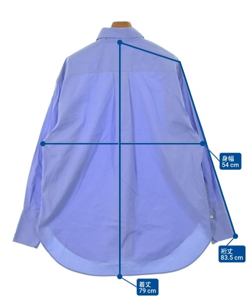 PLAIN PEOPLE（プレインピープル）カジュアルシャツ 青 サイズ:3(M位) レディース/2200676318067