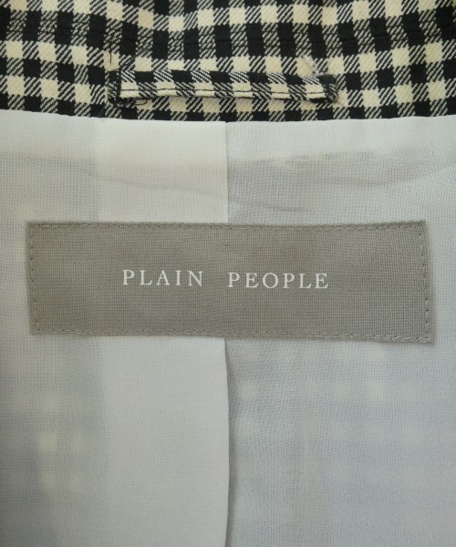PLAIN PEOPLE（プレインピープル）テーラードジャケット 白 サイズ:3(M位) レディース/2200676149098