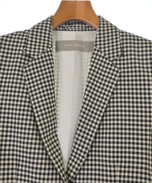 PLAIN PEOPLE（プレインピープル）テーラードジャケット 白 サイズ:3(M位) レディース/2200676149098