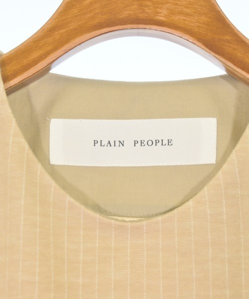 PLAIN PEOPLE（プレインピープル）ワンピース ベージュ サイズ:9(M位) レディース/2200678093030