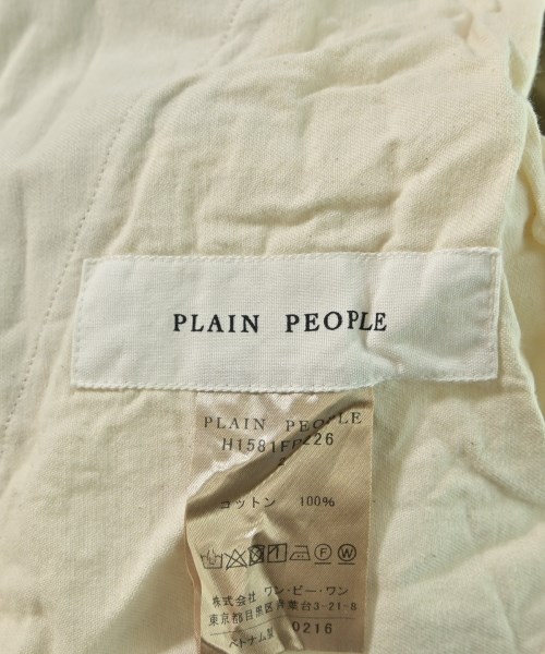 PLAIN PEOPLE（プレインピープル）その他 茶 サイズ:2(S位) レディース/2200676783056
