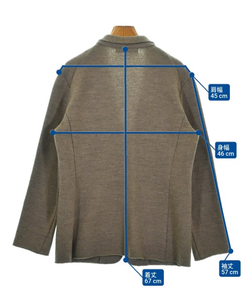 PLAIN PEOPLE（プレインピープル）ジャケット グレー サイズ:2(S位) レディース/2200680367105