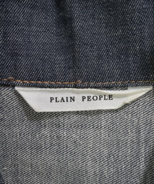 PLAIN PEOPLE（プレインピープル）デニムジャケット 紺 サイズ:2(S位) メンズ/2200688920012