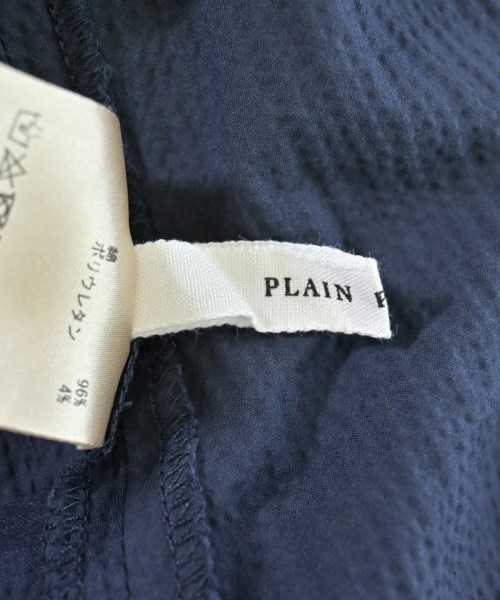 PLAIN PEOPLE（プレインピープル）シャツワンピース 紺 サイズ:3(M位) レディース/2200693662228