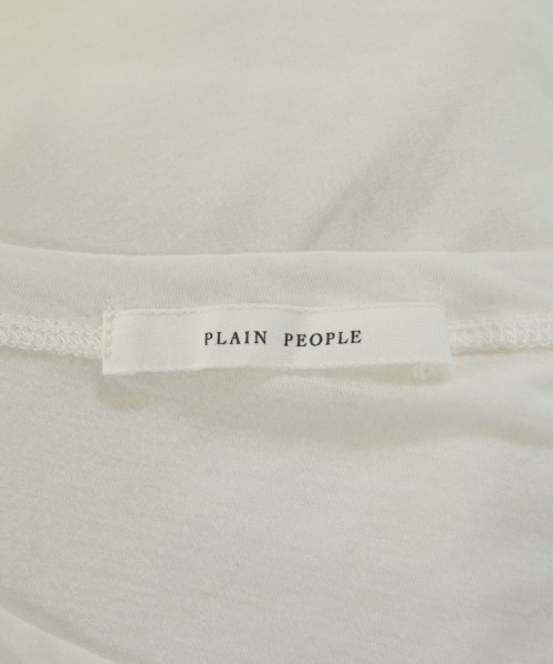 PLAIN PEOPLE（プレインピープル）ノースリーブ 白 サイズ:9(F) レディース/2200701543075