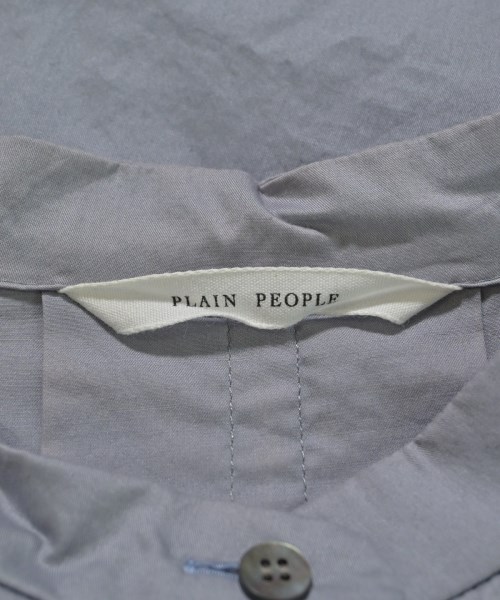 PLAIN PEOPLE（プレインピープル）カジュアルシャツ 青 サイズ:9(M位) レディース/2200654798119