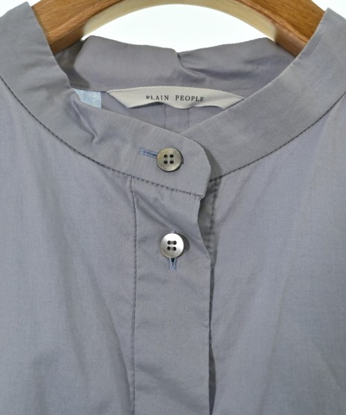 PLAIN PEOPLE（プレインピープル）カジュアルシャツ 青 サイズ:9(M位) レディース/2200654798119
