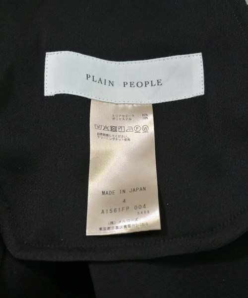 PLAIN PEOPLE（プレインピープル）その他 黒 サイズ:4(L位) レディース/2200656539031