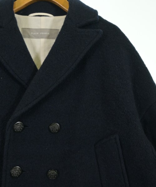 PLAIN PEOPLE（プレインピープル）ピーコート 紺 サイズ:9(F) レディース/2200654250013