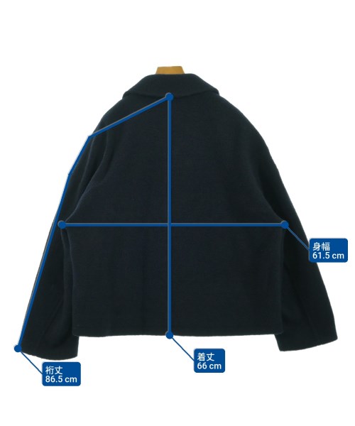 PLAIN PEOPLE（プレインピープル）ピーコート 紺 サイズ:9(F) レディース/2200654250013