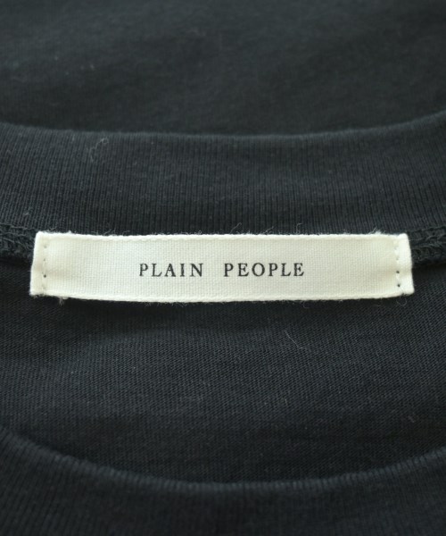 PLAIN PEOPLE（プレインピープル）Tシャツ・カットソー 黒 サイズ:9(F) レディース/2200712937023