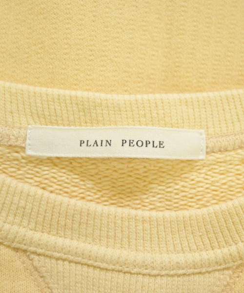 PLAIN PEOPLE（プレインピープル）スウェット 黄 サイズ:9(F) レディース/2200715373415