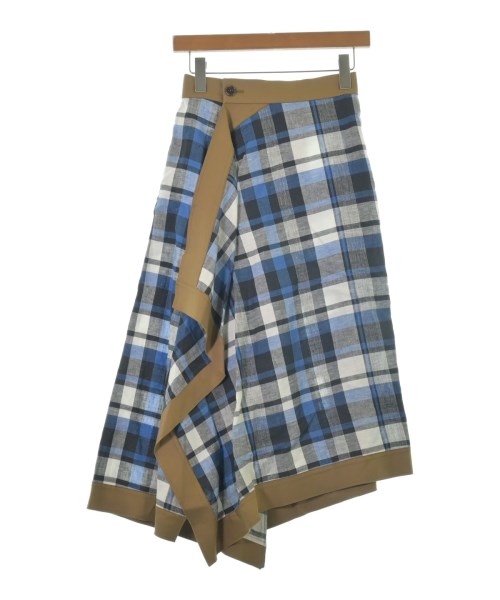 PLAIN PEOPLE(プレインピープル)ロング・マキシ丈スカート 青 サイズ:2(S位)/2200637563093