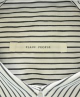 PLAIN PEOPLE（プレインピープル）カジュアルシャツ 白 サイズ:9(F) レディース/2200700303069